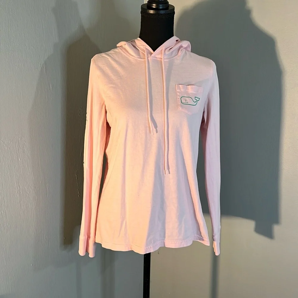 Vineyard Vines Hooded Long-Sleeve T Shirt - Picture 1 of 6